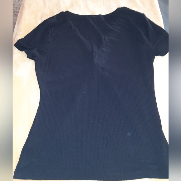 Womens size medium, Candies black cotton shirt - Picture 2 of 3